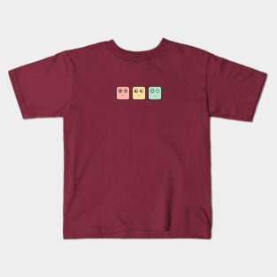 three faces Kids T-Shirt